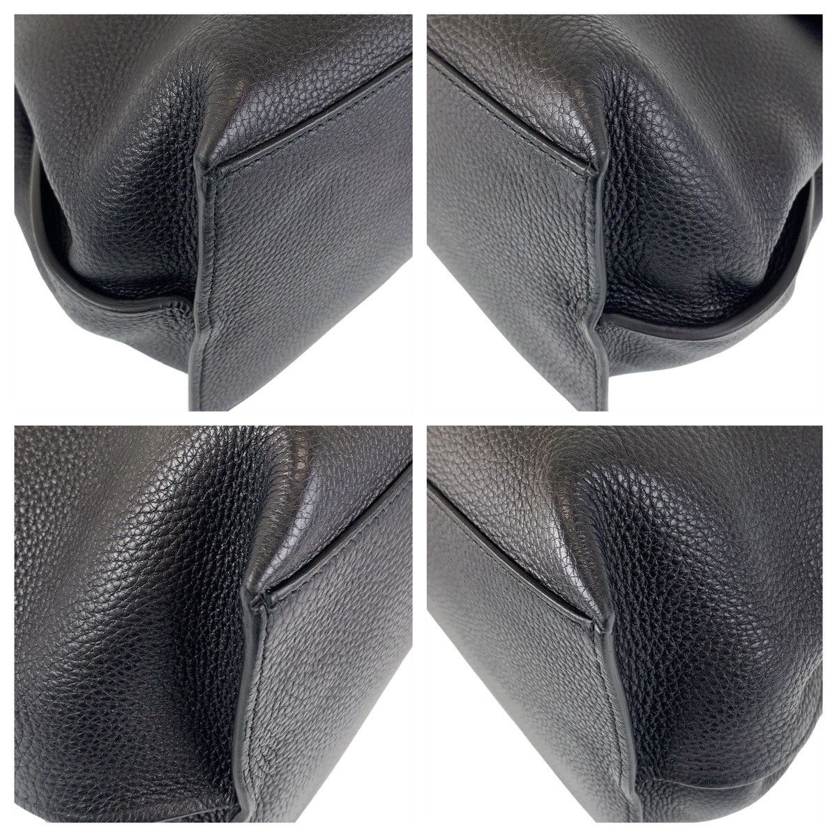 Gucci Gucci Gucci Bamboo Leather Handbag Black 2way Leather Handbag 370830 in Great Condition Size ONE SIZE - 4 Thumbnail