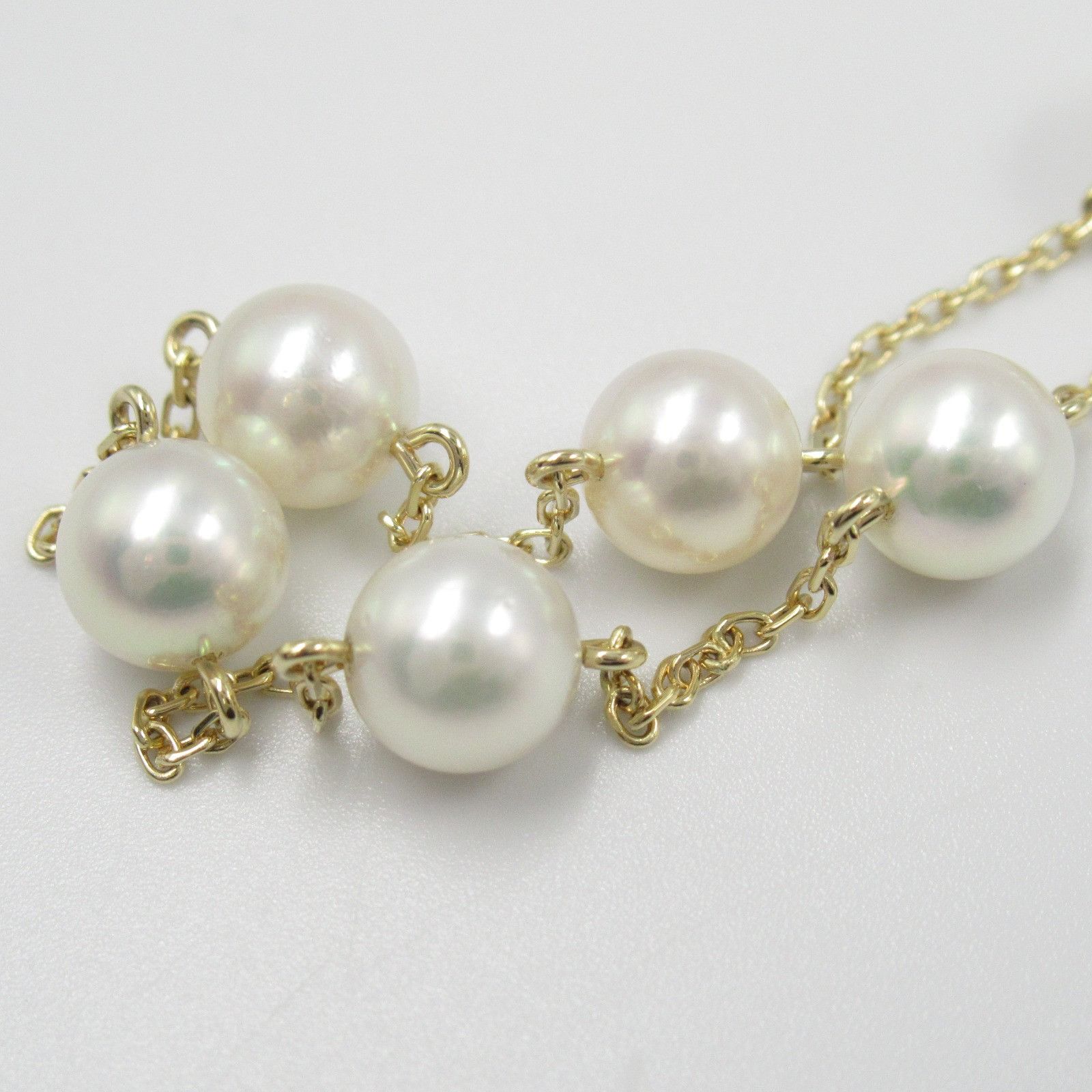 Mikimoto Mikimoto 14K Pearl Bracelet Metal Bracelet in Great Condition Size ONE SIZE - 6 Thumbnail
