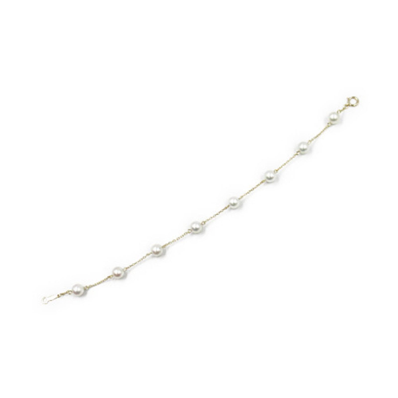 Mikimoto Mikimoto 14K Pearl Bracelet Metal Bracelet in Great Condition Size ONE SIZE - 3 Thumbnail