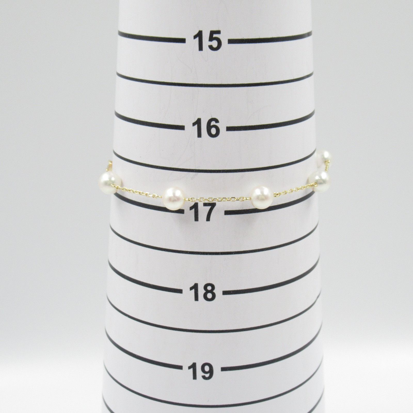 Mikimoto Mikimoto 14K Pearl Bracelet Metal Bracelet in Great Condition Size ONE SIZE - 7 Thumbnail