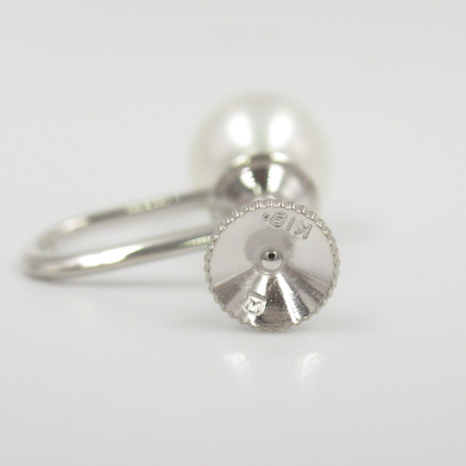 Mikimoto Mikimoto 18K Pearl Earrings Metal Earrings in Great Condition Size ONE SIZE - 4 Thumbnail