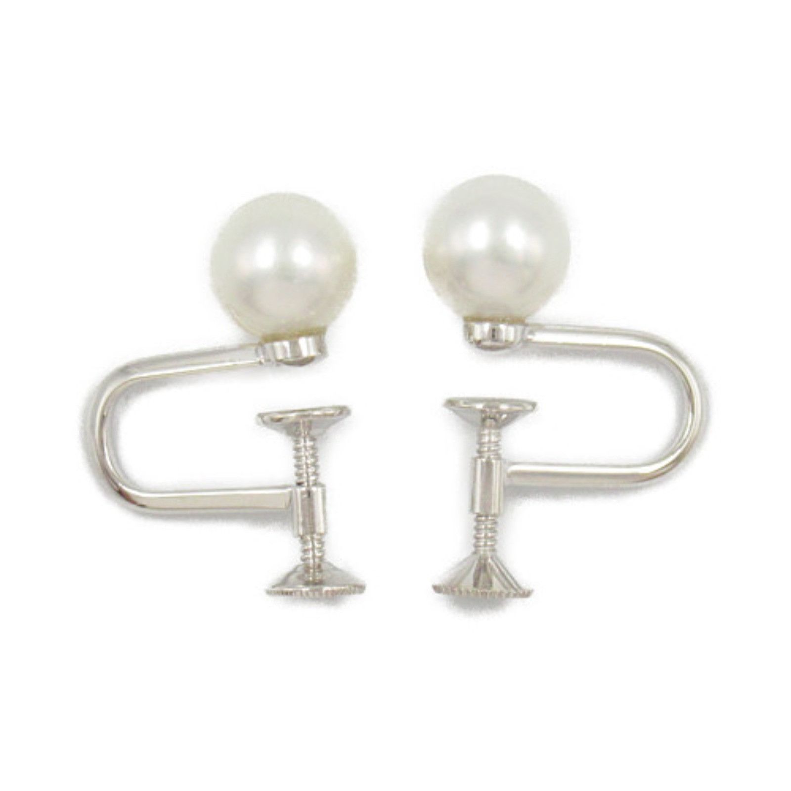 Mikimoto Mikimoto 18K Pearl Earrings Metal Earrings in Great Condition Size ONE SIZE - 3 Thumbnail