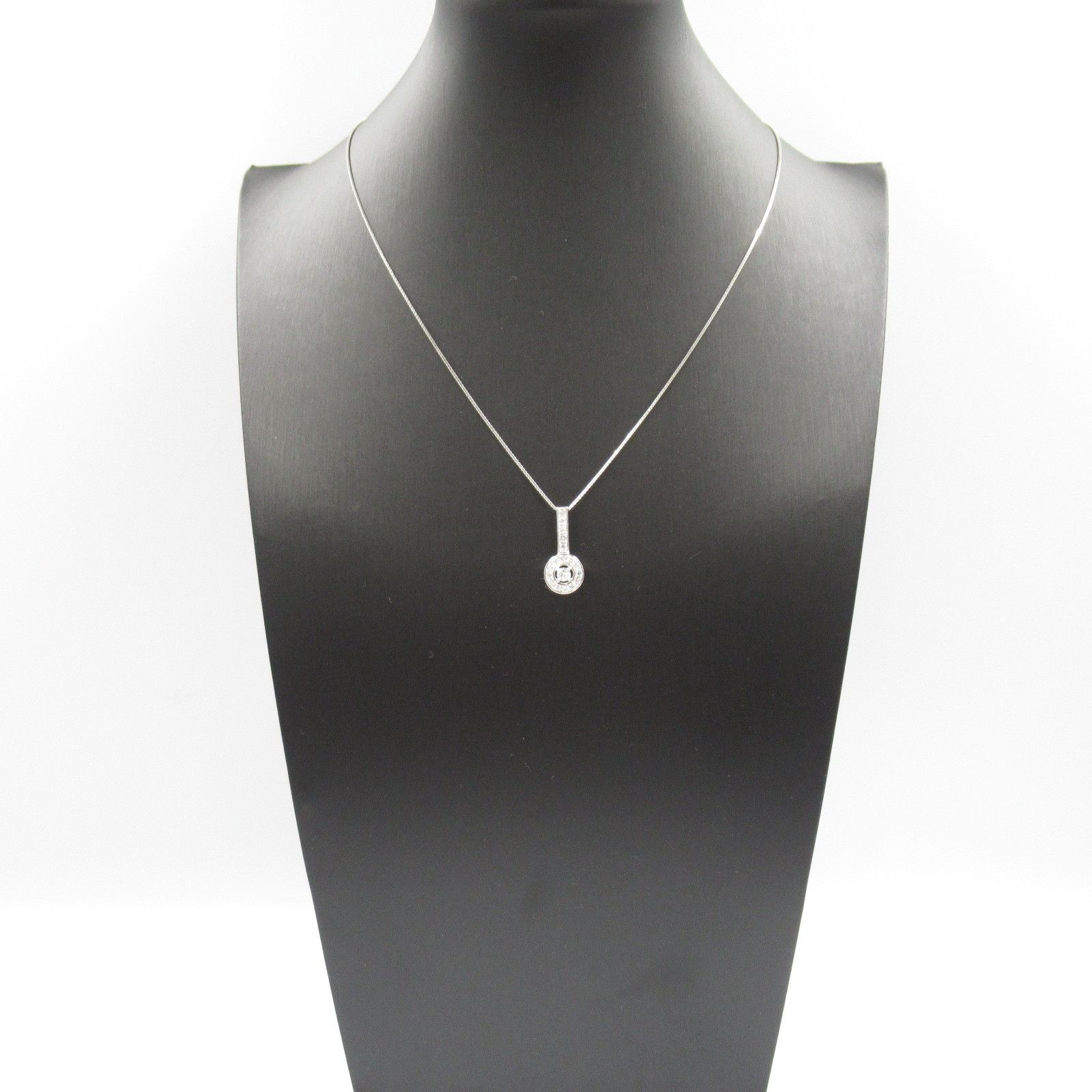 Other Other Platinum Diamond Necklace Metal Necklace in Great Condition Size ONE SIZE - 7 Thumbnail