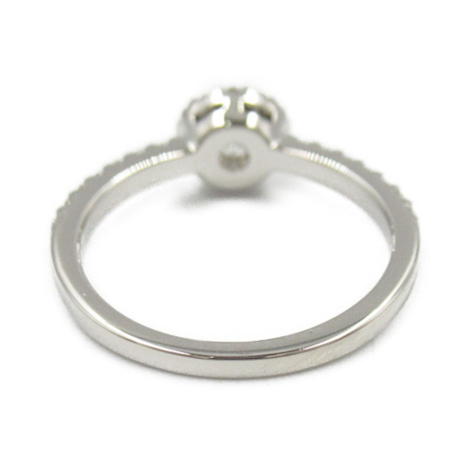 Other Other Platinum Diamond Ring Metal Ring in Great Condition Size ONE SIZE - 3 Thumbnail