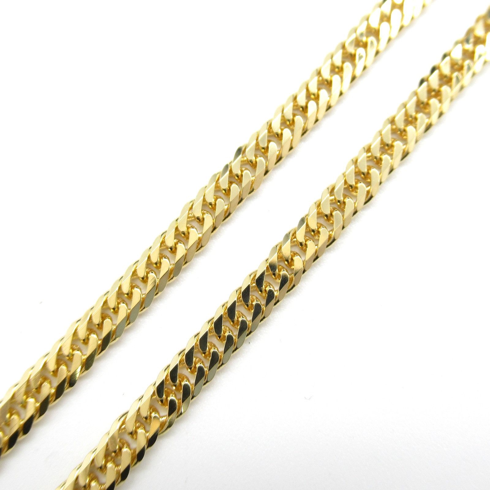 Other Other 18K Flat Link Chain Necklace Metal Necklace in Great Condition Size ONE SIZE - 5 Thumbnail