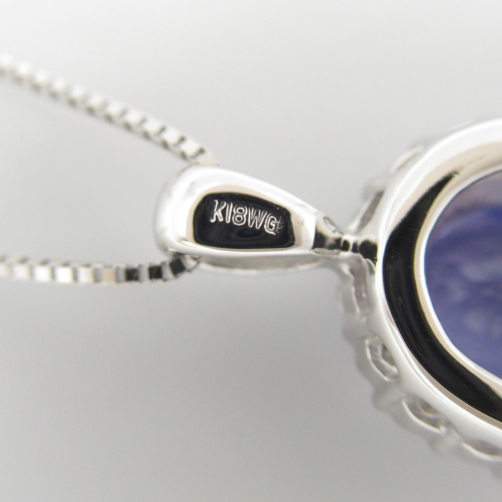 Other Other 18K Sapphire and Diamond Necklace Metal Necklace in Great Condition Size ONE SIZE - 4 Thumbnail