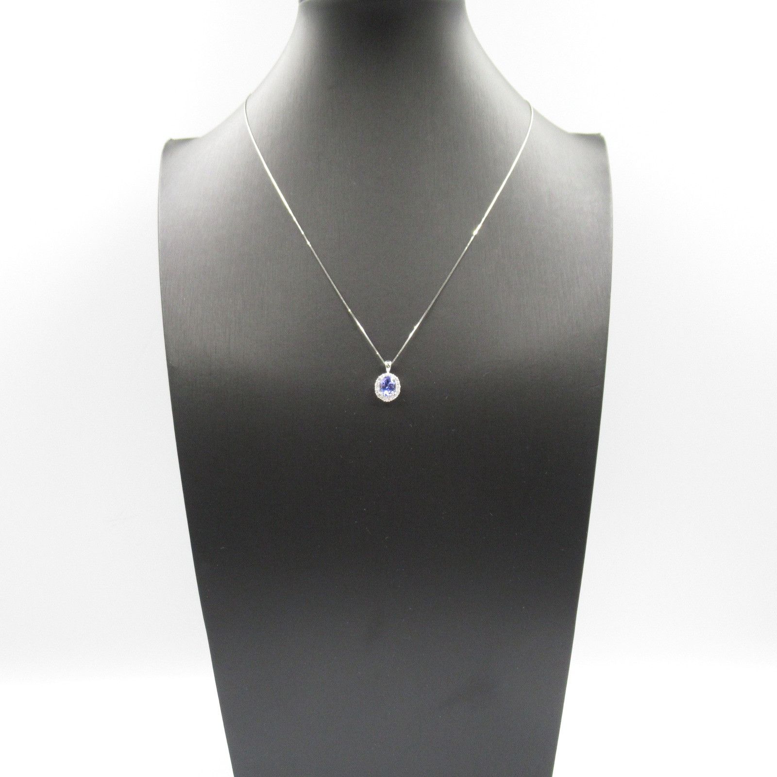 Other Other 18K Sapphire and Diamond Necklace Metal Necklace in Great Condition Size ONE SIZE - 8 Thumbnail