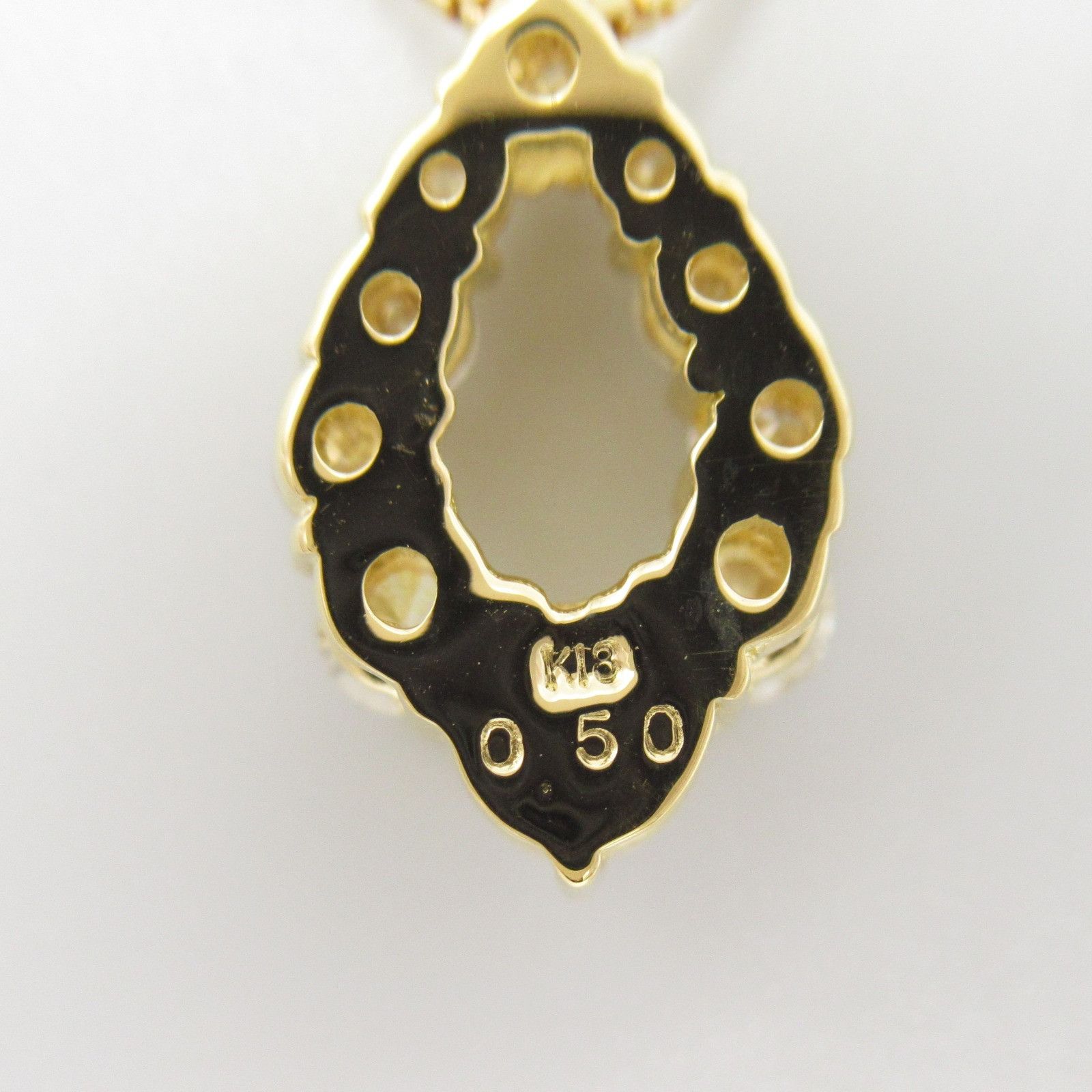 Other Other 18K Diamond Necklace Metal Necklace in Great Condition Size ONE SIZE - 4 Thumbnail