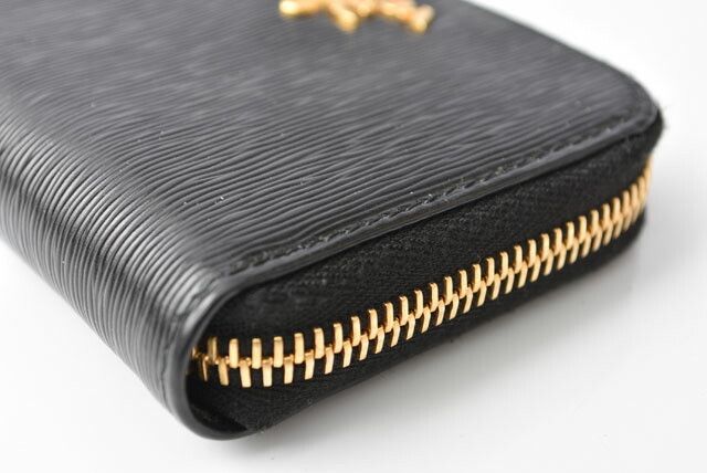 Prada Prada Prada Mini Wallet VITELLO MOVE Leather Black Leather Card Case 230645-p in Great Condition Size ONE SIZE - 7 Thumbnail