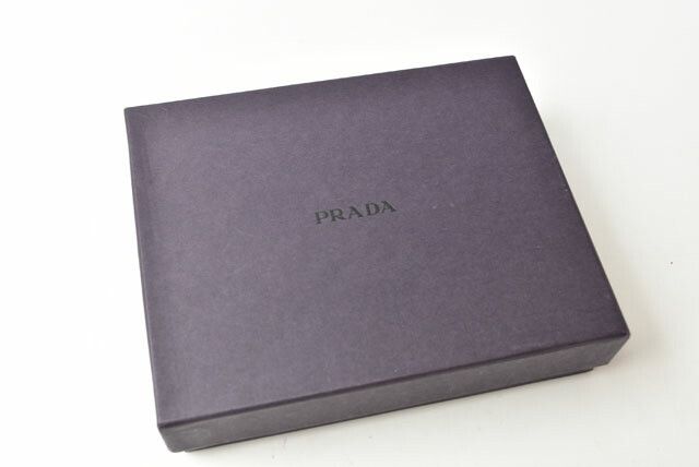 Prada Prada Prada Mini Wallet VITELLO MOVE Leather Black Leather Card Case 230645-p in Great Condition Size ONE SIZE - 8 Thumbnail