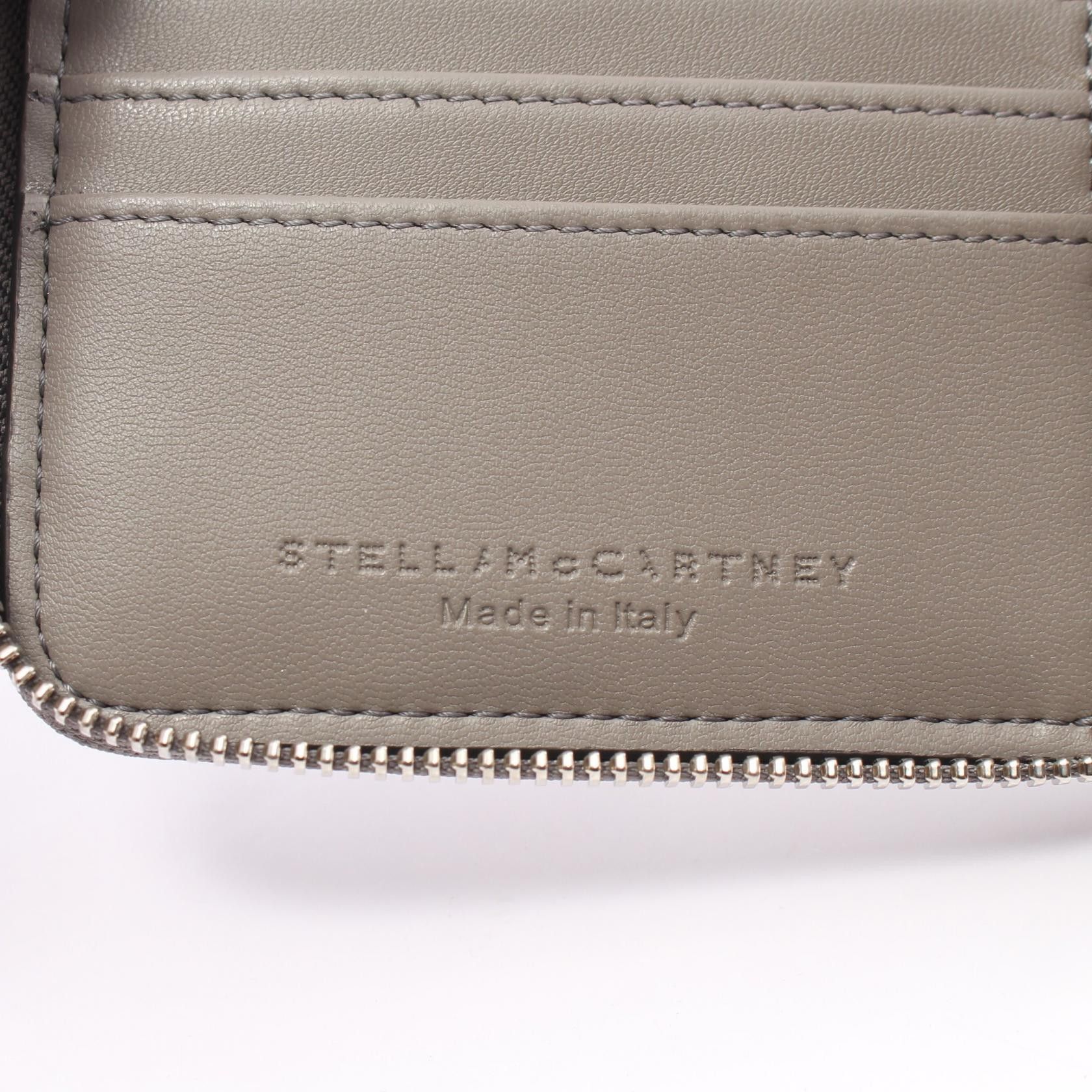 Stella McCartney Stella Mccartney Round Zipper Bifold Wallet Leather Long Wallet 7P0009 in Great Condition Size ONE SIZE - 4 Thumbnail