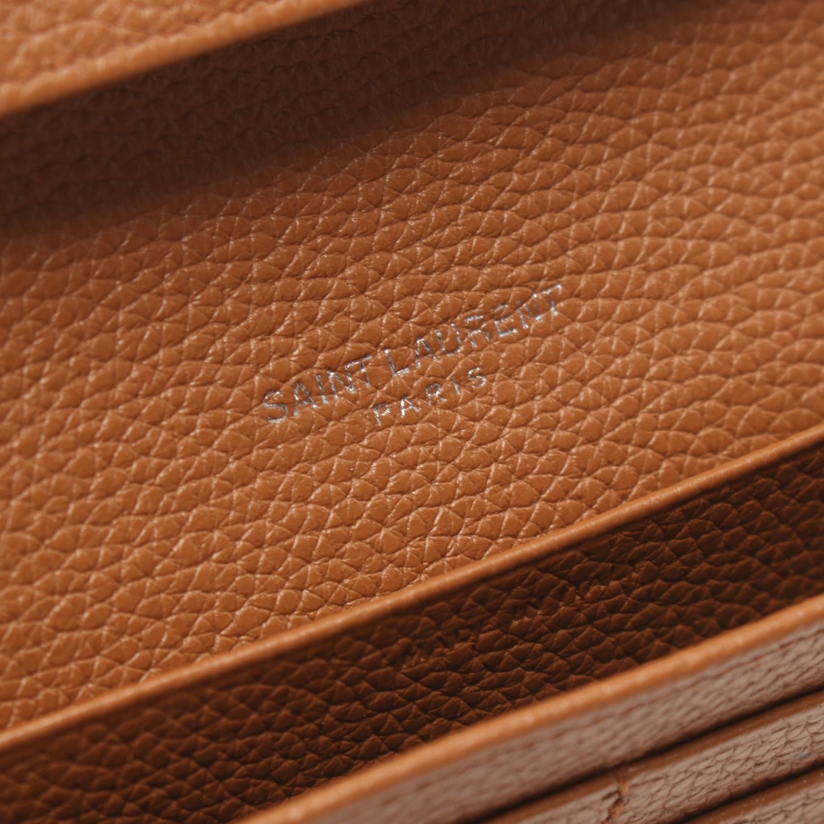 Yves Saint Laurent Yves Saint Laurent Sac De Jour Long Wallet Leather Long Wallet 504981 in Good Condition Size ONE SIZE - 4 Thumbnail
