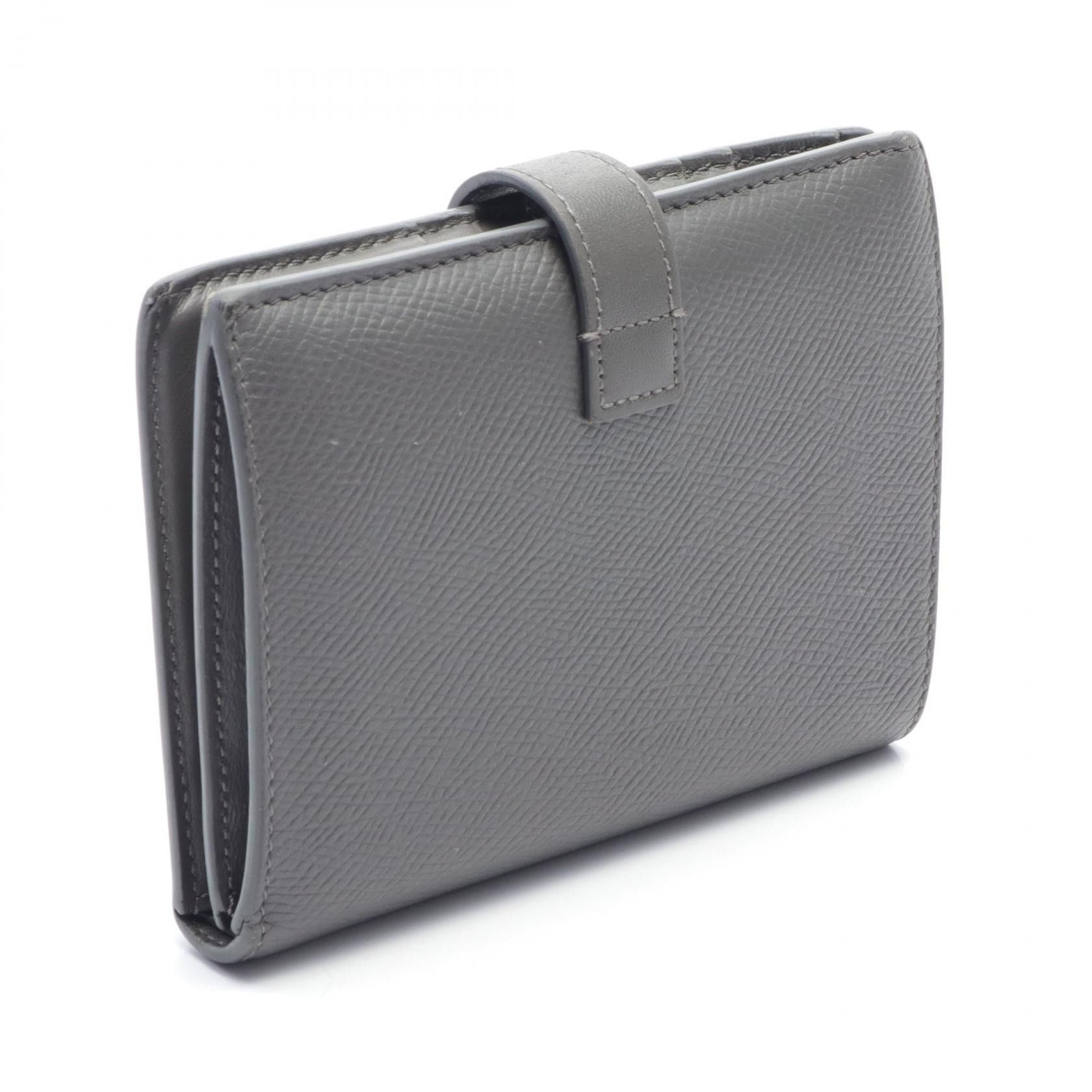 Celine Celine Leather Bifold Wallet Leather Short Wallet 10B643BFP in Very Good Condition Size ONE SIZE - 2 Thumbnail