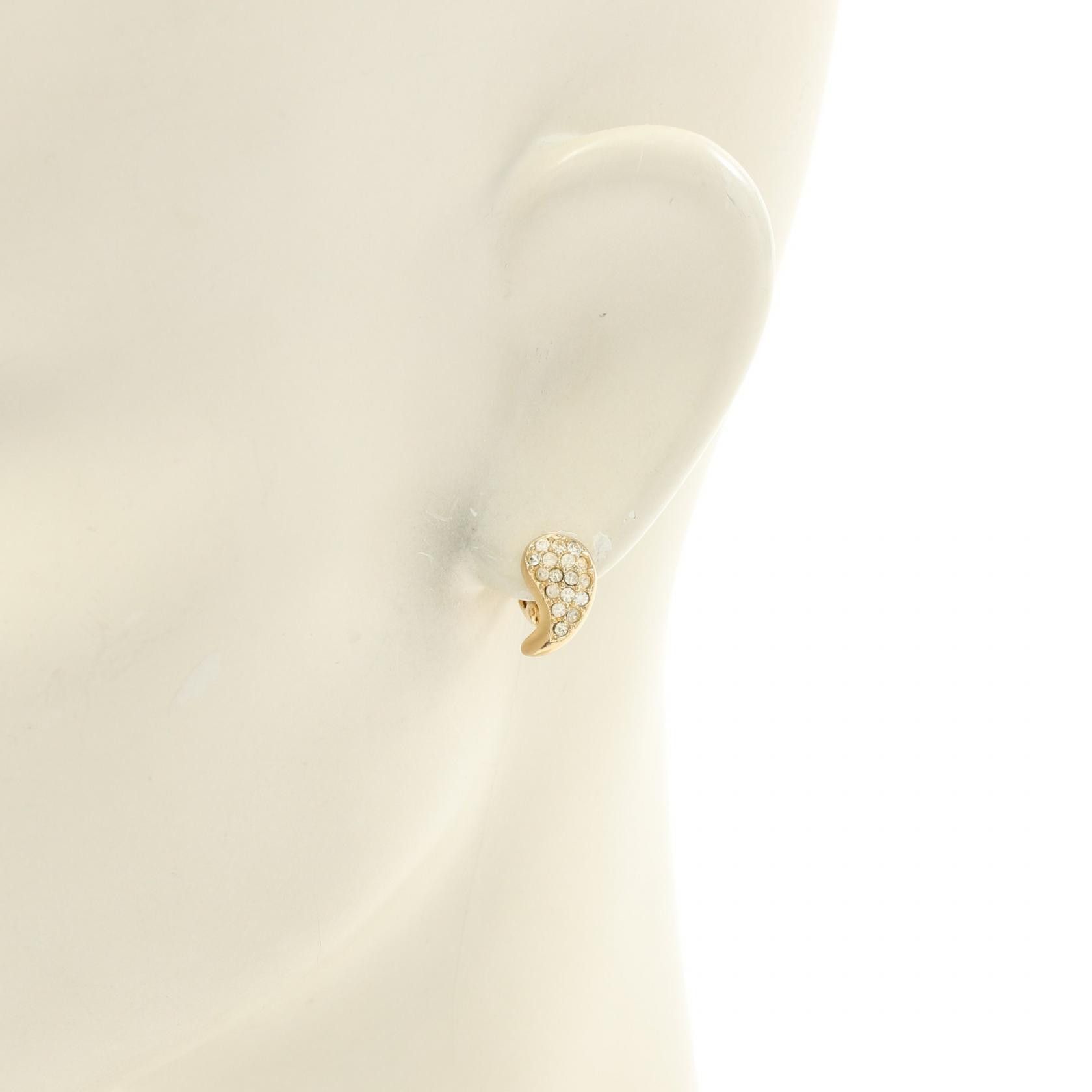 Dior Dior Rhinestone Clip On Earrings Metal Earrings in Great Condition Size ONE SIZE - 4 Thumbnail