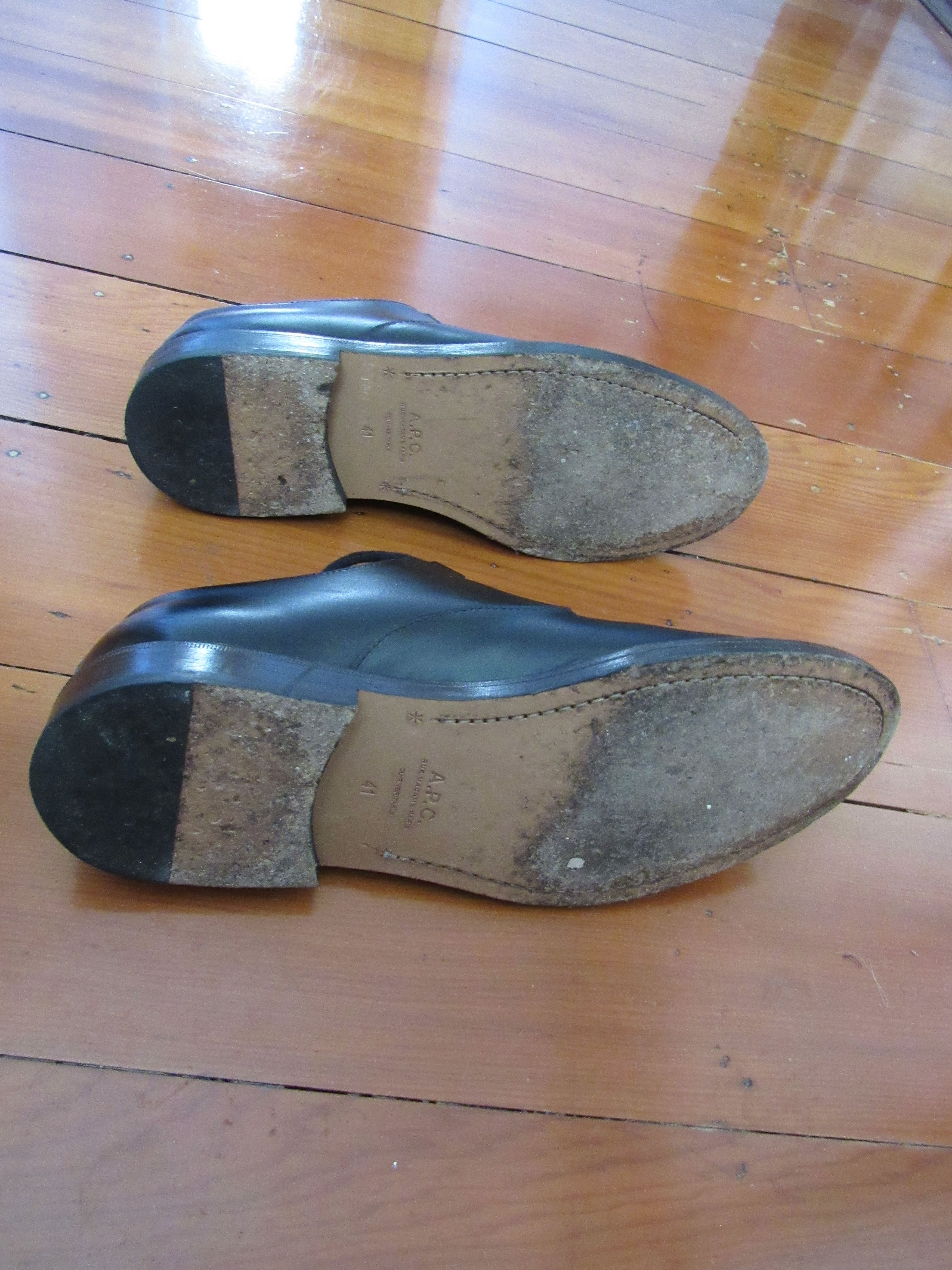 A.P.C. Black Pierre Derbies Size US 9 / EU 42 - 6 Thumbnail