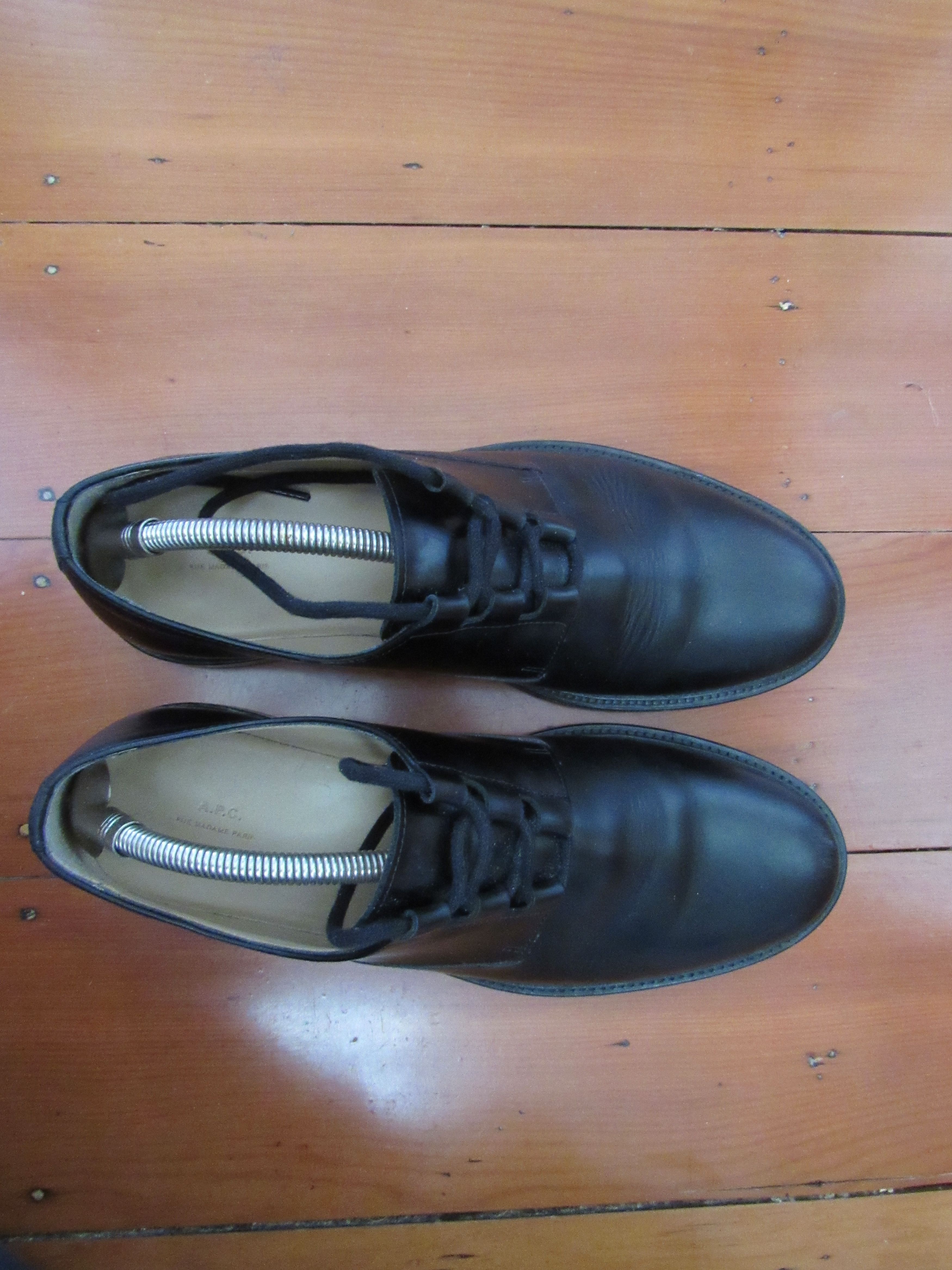 A.P.C. Black Pierre Derbies Size US 9 / EU 42 - 7 Thumbnail