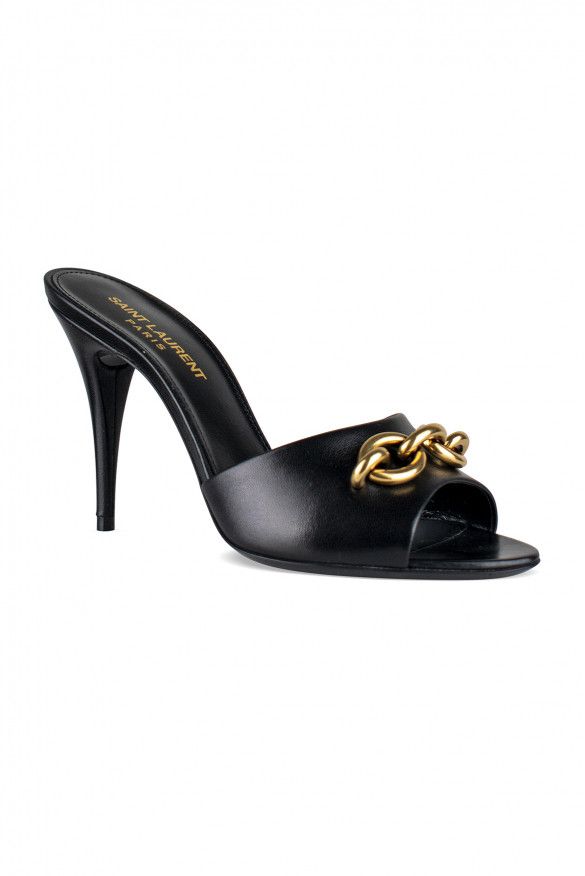 Saint Laurent Paris Mules Le Maillon Size US 6 / IT 36 - 2 Thumbnail