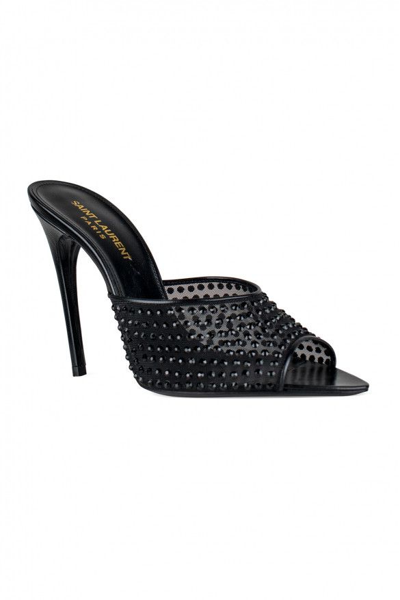 Saint Laurent Paris Blonde Mules Size US 5.5 / IT 35.5 - 3 Thumbnail