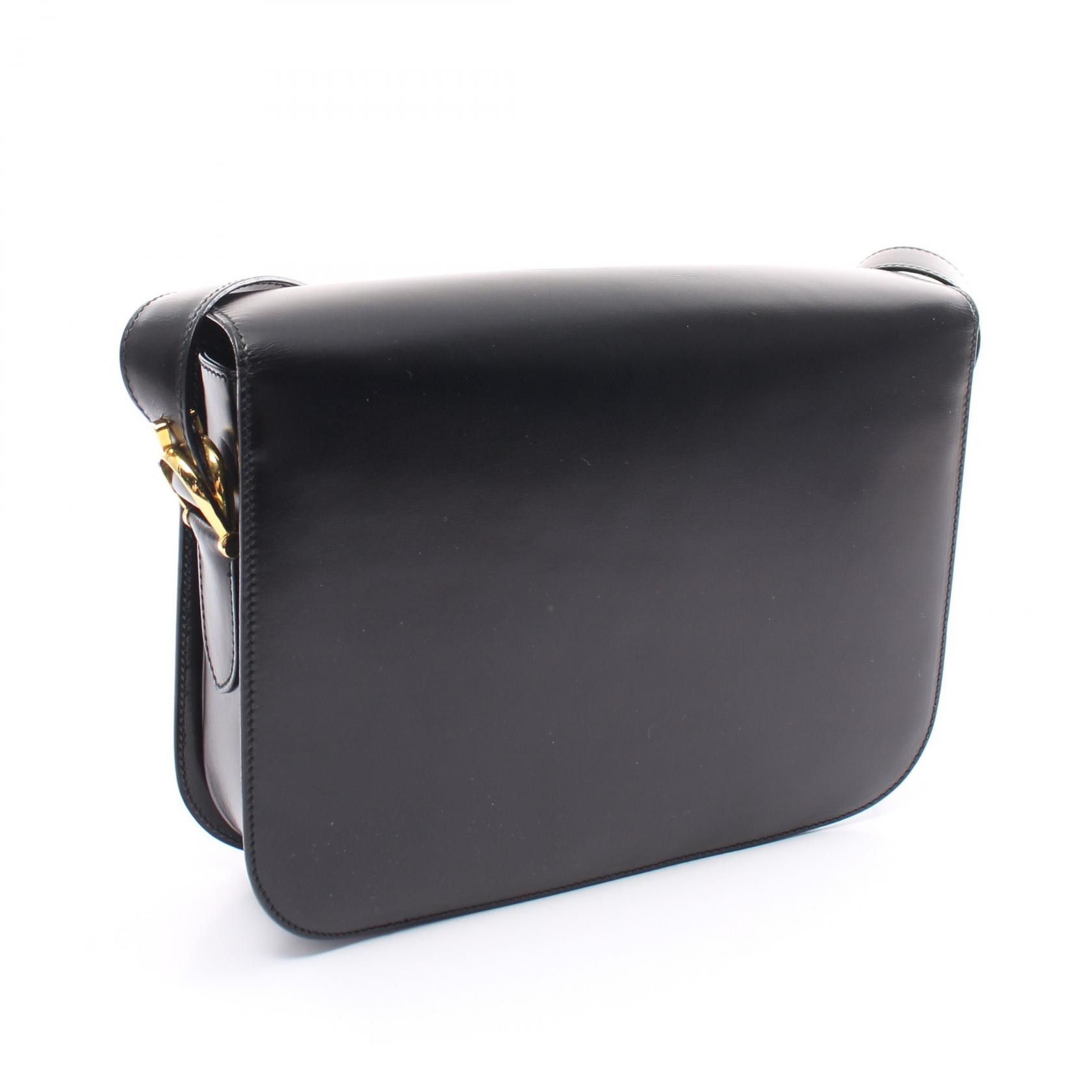 Celine Celine Carriage Box Shoulder Bag Leather Shoulder Bag in Very Good Condition Size ONE SIZE - 2 Thumbnail