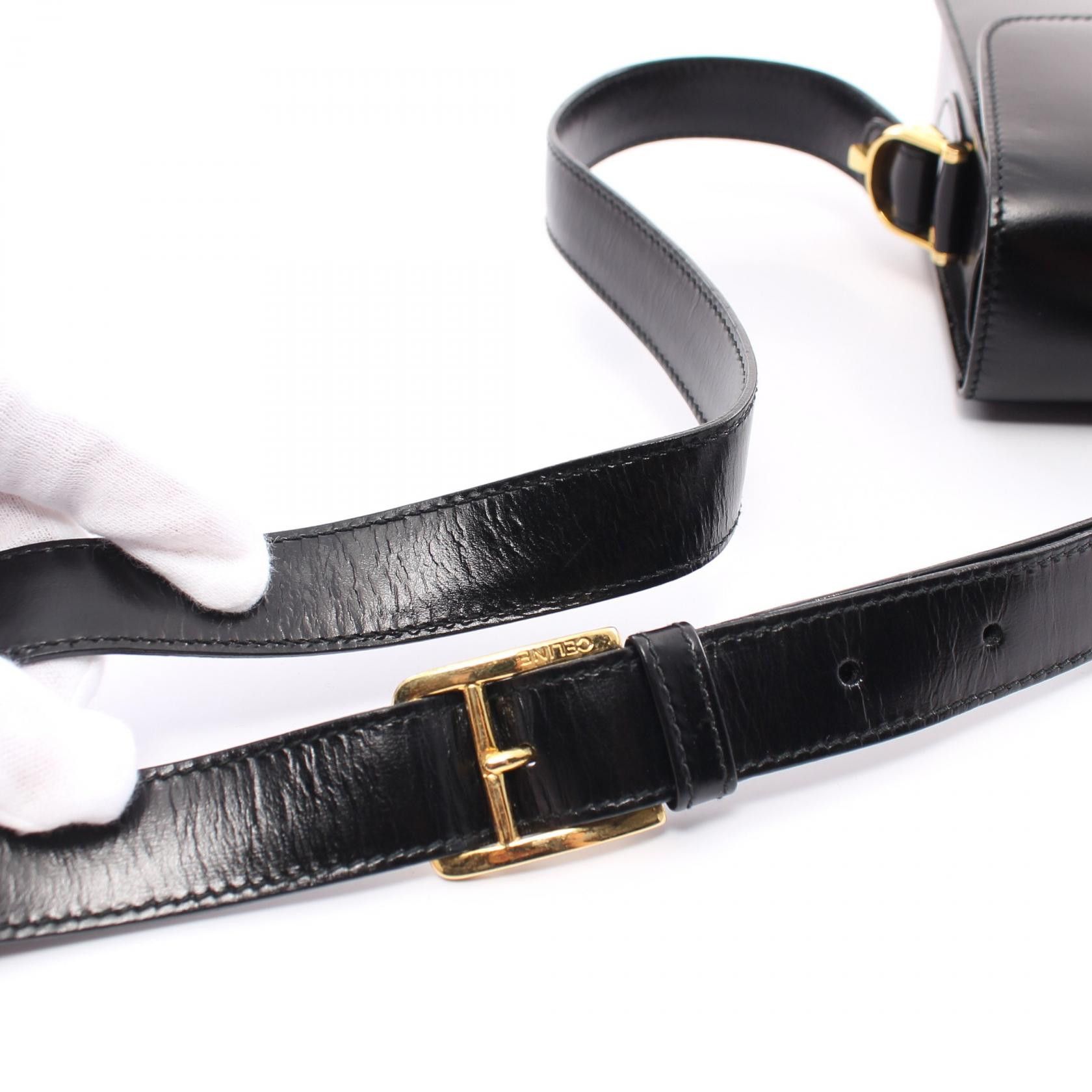 Celine Celine Carriage Box Shoulder Bag Leather Shoulder Bag in Very Good Condition Size ONE SIZE - 8 Thumbnail