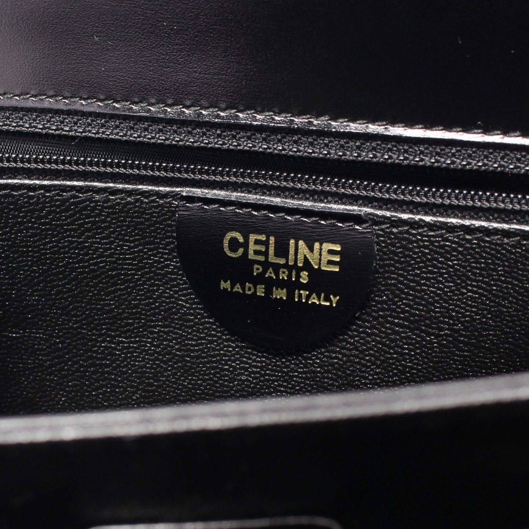Celine Celine Carriage Box Shoulder Bag Leather Shoulder Bag in Very Good Condition Size ONE SIZE - 4 Thumbnail