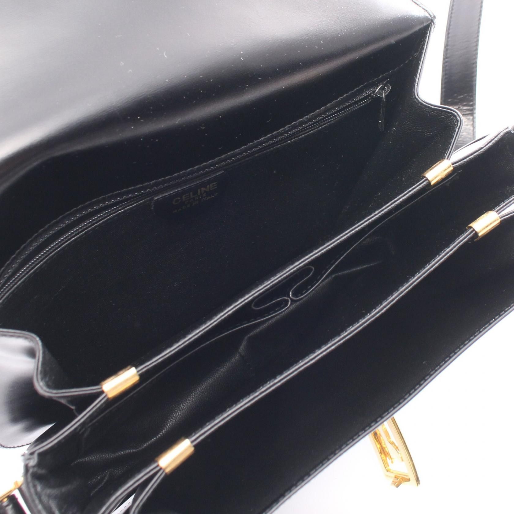 Celine Celine Carriage Box Shoulder Bag Leather Shoulder Bag in Very Good Condition Size ONE SIZE - 3 Thumbnail