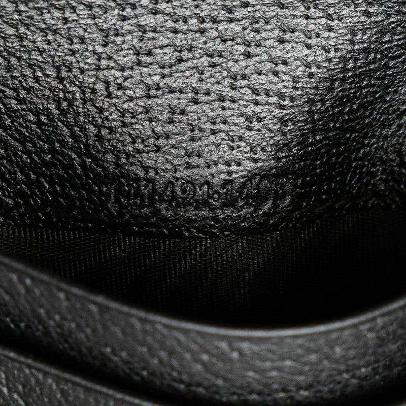 Gucci Gucci Gucci GG Canvas Abby Line Bifold Wallet Black Canvas Short Wallet 1414211 in Very Good Condition Size ONE SIZE - 8 Thumbnail