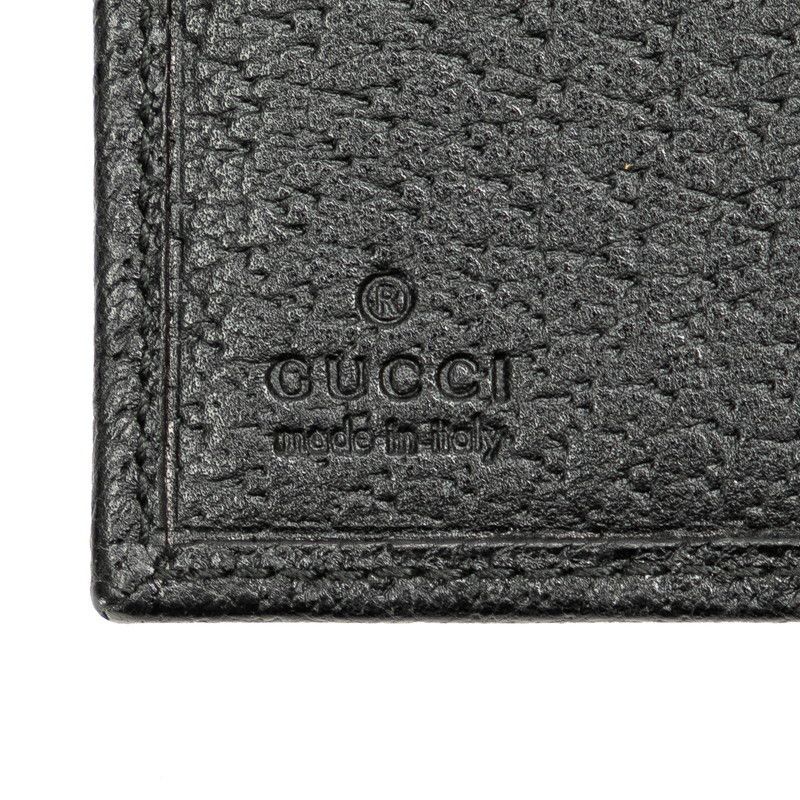 Gucci Gucci Gucci GG Canvas Abby Line Bifold Wallet Black Canvas Short Wallet 1414211 in Very Good Condition Size ONE SIZE - 7 Thumbnail