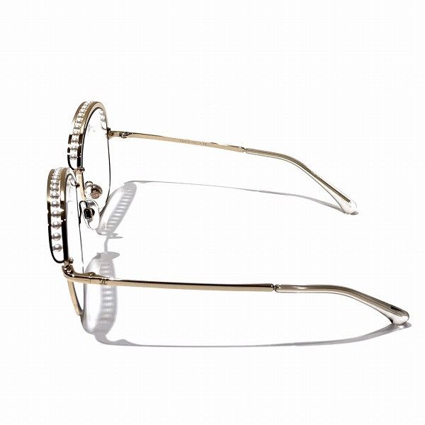 Chanel Chanel Chanel 4246-H Sunglasses with Faux Pearl Metal Sunglasses 4246-H in Great Condition Size ONE SIZE - 7 Thumbnail