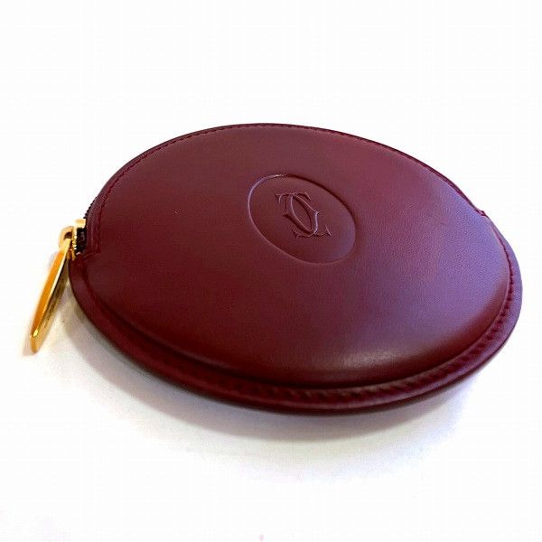 Cartier Cartier Cartier Must Line Leather Coin Case Wallet Leather Coin Case L3000462 in Great Condition Size ONE SIZE - 3 Thumbnail