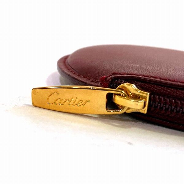 Cartier Cartier Cartier Must Line Leather Coin Case Wallet Leather Coin Case L3000462 in Great Condition Size ONE SIZE - 7 Thumbnail