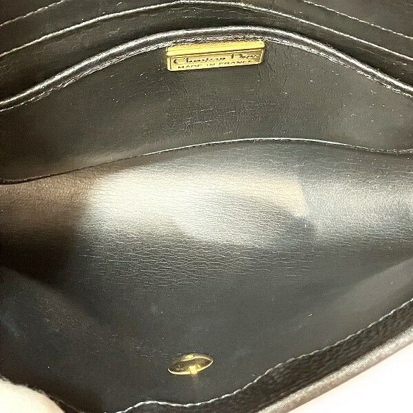 Dior Dior Dior CD Logo Leather Shoulder Bag Leather Shoulder Bag in Good Condition Size ONE SIZE - 6 Thumbnail