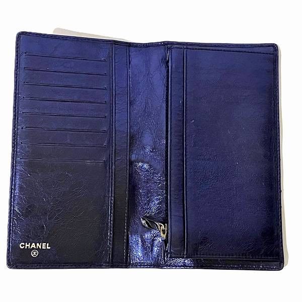 Chanel Chanel Chanel Cambon Line Leather Bifold Wallet A26717 Leather Long Wallet A26717 in Good Condition Size ONE SIZE - 2 Thumbnail