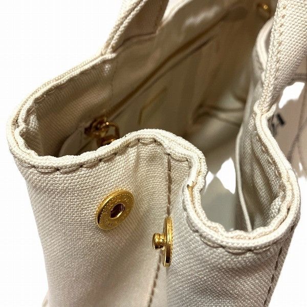 Prada Prada Prada Canapa Handbag BN1877 Canvas Handbag BN1877 in Great Condition Size ONE SIZE - 4 Thumbnail