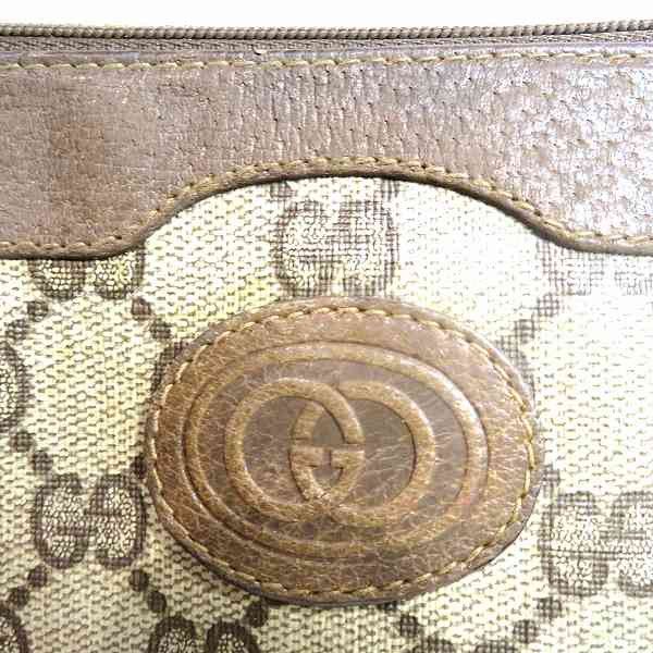 Gucci Gucci Gucci Old GG Supreme Pouch 0149040597 Canvas Vanity Bag 0149040597 in Fair Condition Size ONE SIZE - 7 Thumbnail