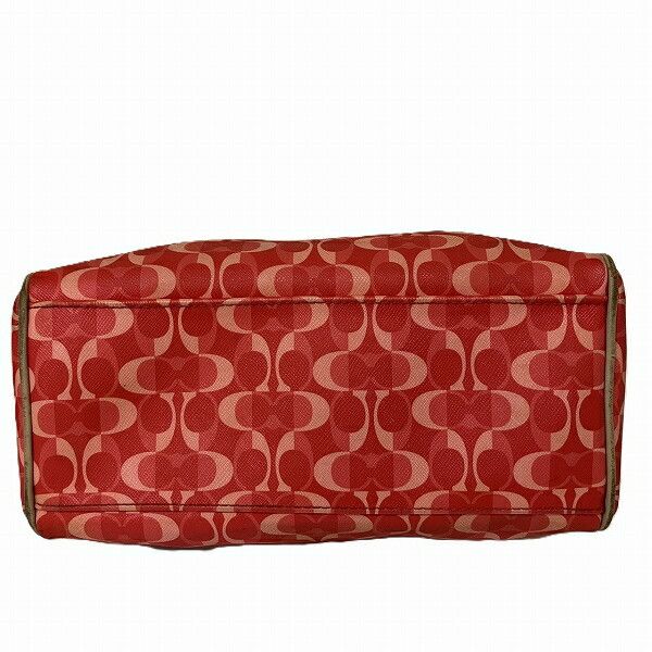 Coach Coach Coach Signature Mini Boston 2WAY Bag F50093 Plastic Handbag F50093 in Good Condition Size ONE SIZE - 3 Thumbnail