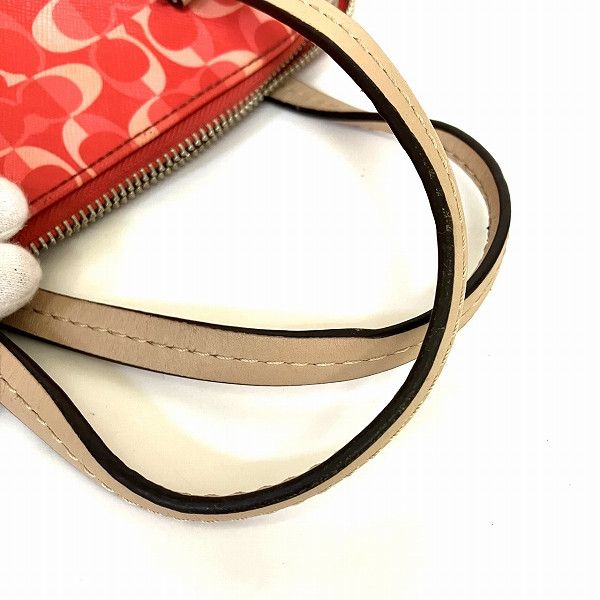 Coach Coach Coach Signature Mini Boston 2WAY Bag F50093 Plastic Handbag F50093 in Good Condition Size ONE SIZE - 7 Thumbnail