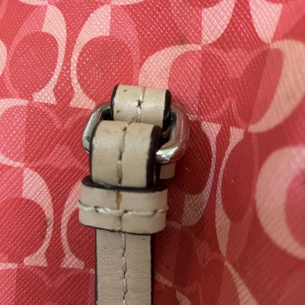 Coach Coach Coach Signature Mini Boston 2WAY Bag F50093 Plastic Handbag F50093 in Good Condition Size ONE SIZE - 9 Thumbnail