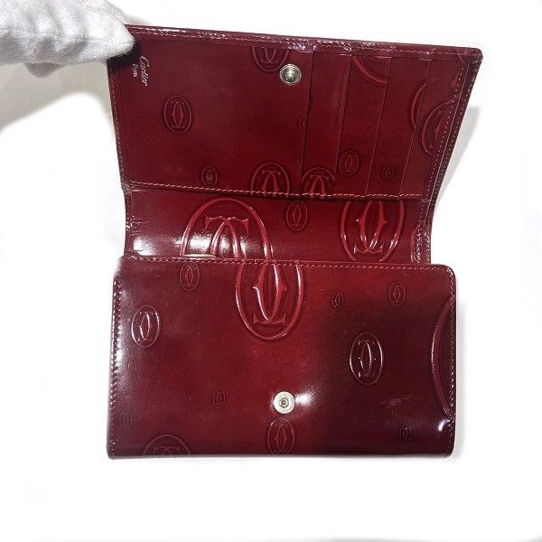 Cartier Cartier Cartier Happy Birthday Bifold Wallet L3000347 Leather Short Wallet L3000347 in Good Condition Size ONE SIZE - 2 Thumbnail