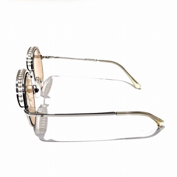 Chanel Chanel Chanel 4247-H Pearl Sunglasses Metal Sunglasses 4247-H in Great Condition Size ONE SIZE - 8 Thumbnail
