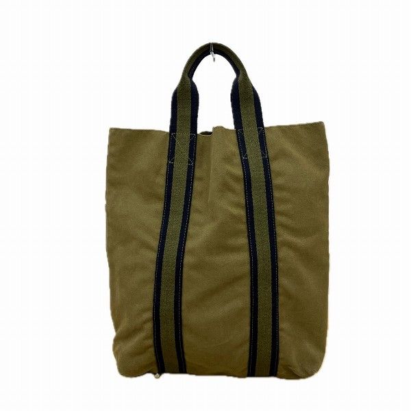 Hermes Hermes Hermes Canvas Cabas Tote Bag Canvas Handbag in Good Condition Size ONE SIZE - 2 Thumbnail