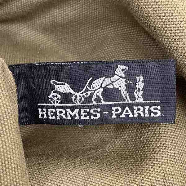 Hermes Hermes Hermes Canvas Cabas Tote Bag Canvas Handbag in Good Condition Size ONE SIZE - 5 Thumbnail