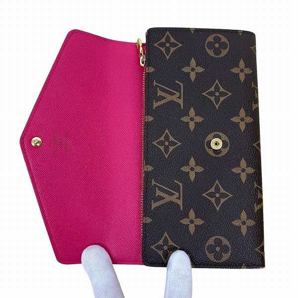 Louis Vuitton Louis Vuitton Louis Vuitton Monogram Sarah Love Lock Wallet M64117 Canvas Long Wallet M64117 in Good Condition Size ONE SIZE - 2 Thumbnail