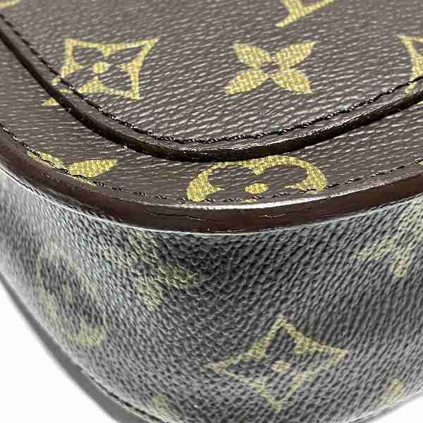 Louis Vuitton Louis Vuitton Louis Vuitton Monogram Sangle MM Shoulder Bag Canvas Crossbody Bag M51243 in Fair Condition Size ONE SIZE - 4 Thumbnail