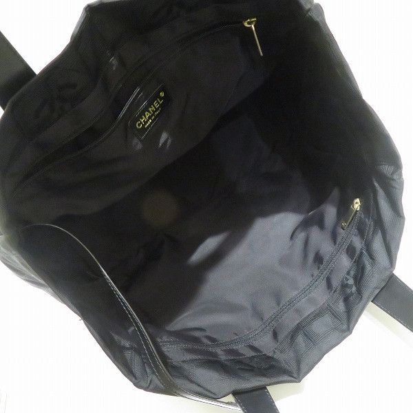 Chanel Chanel Chanel Nylon Leather Tote Bag Canvas Tote Bag 10513118 in Great Condition Size ONE SIZE - 6 Thumbnail