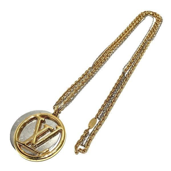 Louis Vuitton Louis Vuitton Louis Vuitton Louise Necklace M64281 Metal Necklace M64281 in Good Condition Size ONE SIZE - 3 Thumbnail