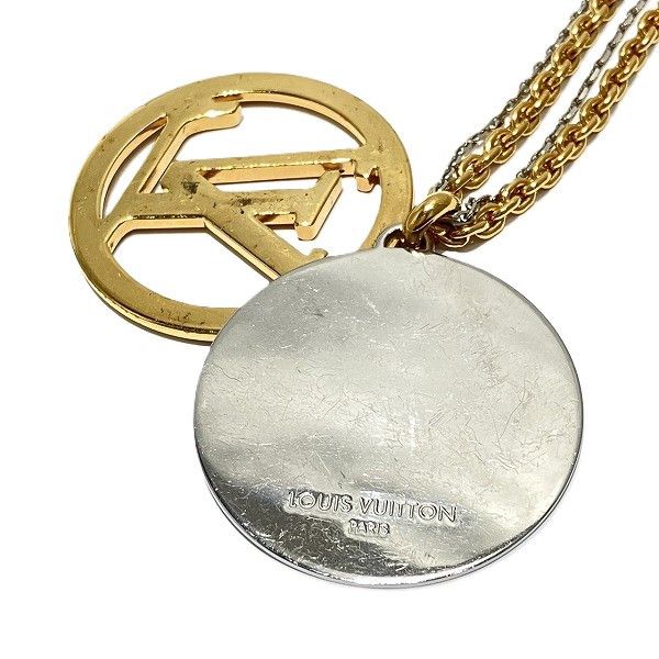 Louis Vuitton Louis Vuitton Louis Vuitton Louise Necklace M64281 Metal Necklace M64281 in Good Condition Size ONE SIZE - 4 Thumbnail