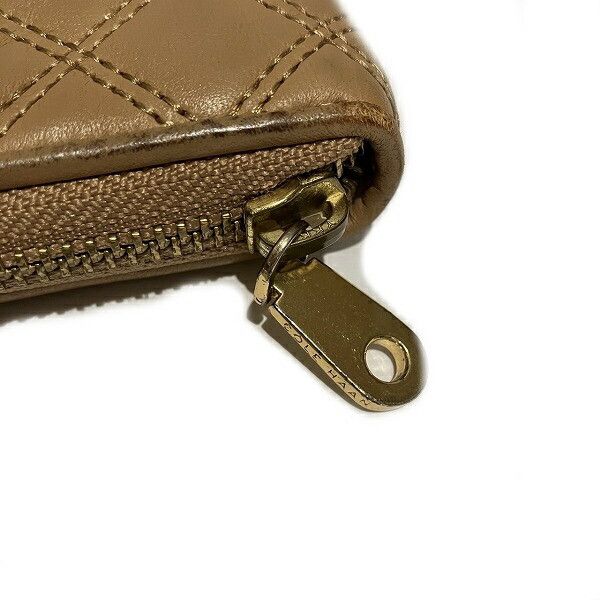 Other Other Cole Haan Beige Bifold Wallet PVC Leather Canvas Short Wallet in Good Condition Size ONE SIZE - 7 Thumbnail