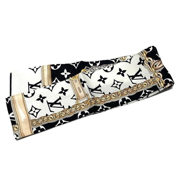 Louis Vuitton Louis Vuitton Louis Vuitton Silk Monogram Scarf M78656 Canvas Scarf M78656 in Good Condition Size ONE SIZE - 7 Thumbnail