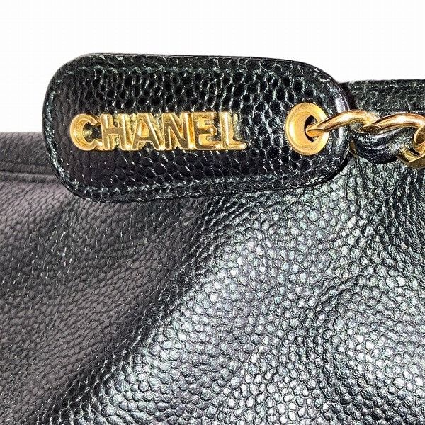 Chanel Chanel Chanel Caviar Coco Mark Tote Shoulder Bag Leather Tote Bag in Good Condition Size ONE SIZE - 4 Thumbnail